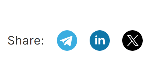 Share buttons on the website