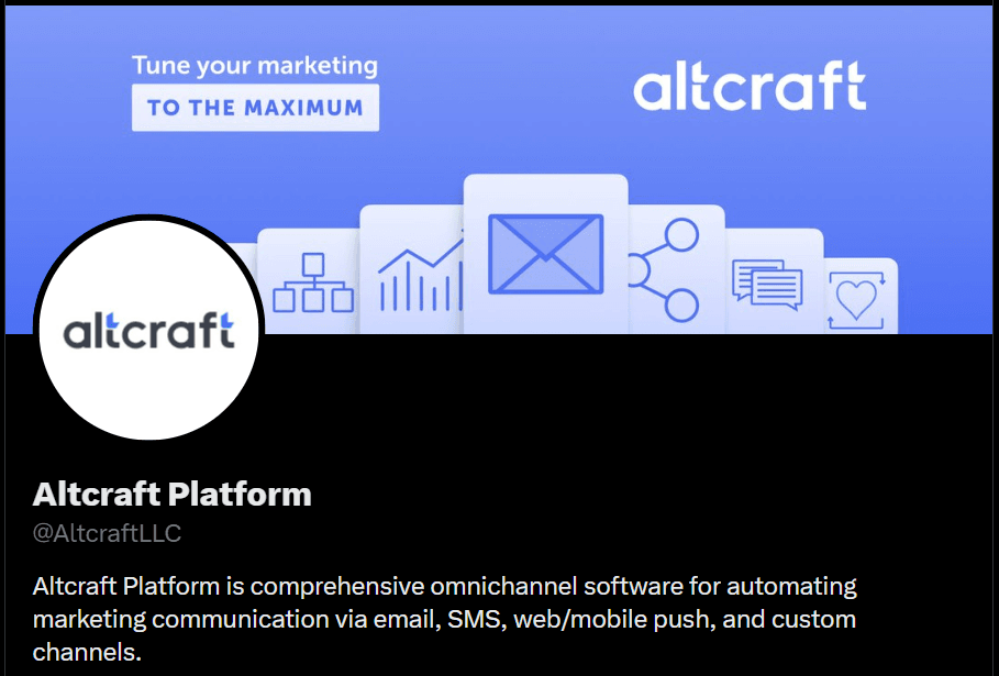 Business profile on social media