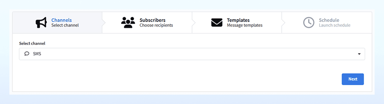 Sending channel