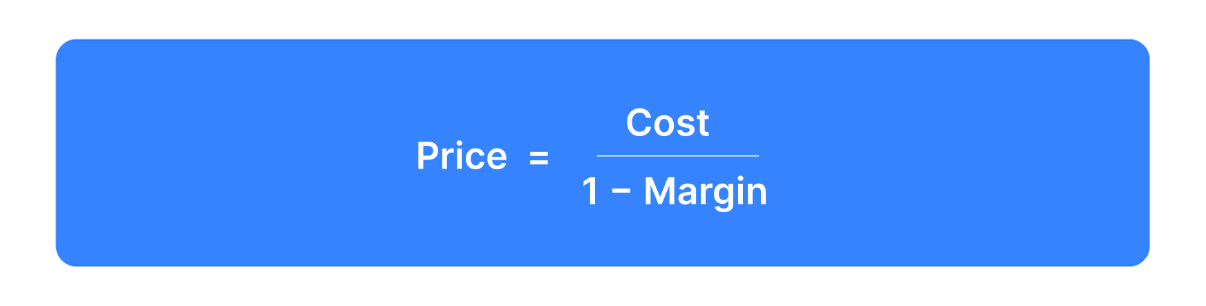 Price formula