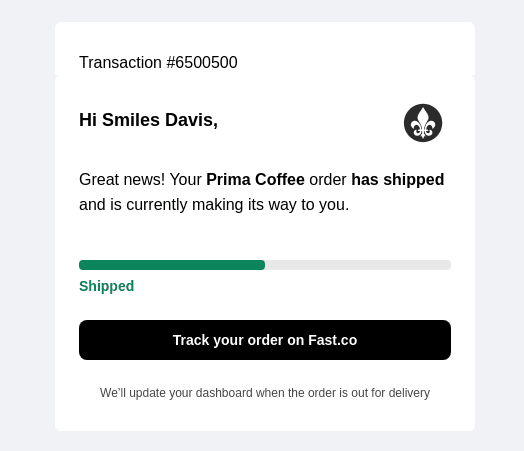 Transactional Newsletter