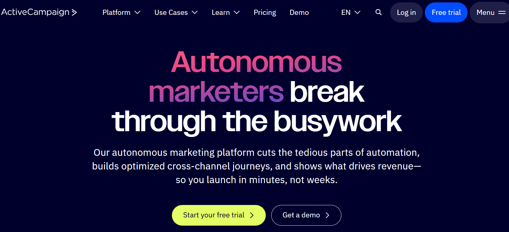 ActiveCampaign platform