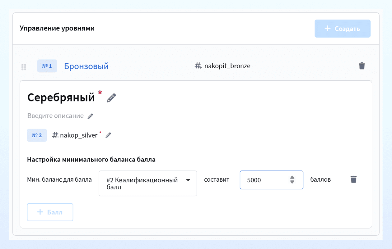 Серебряный уровень