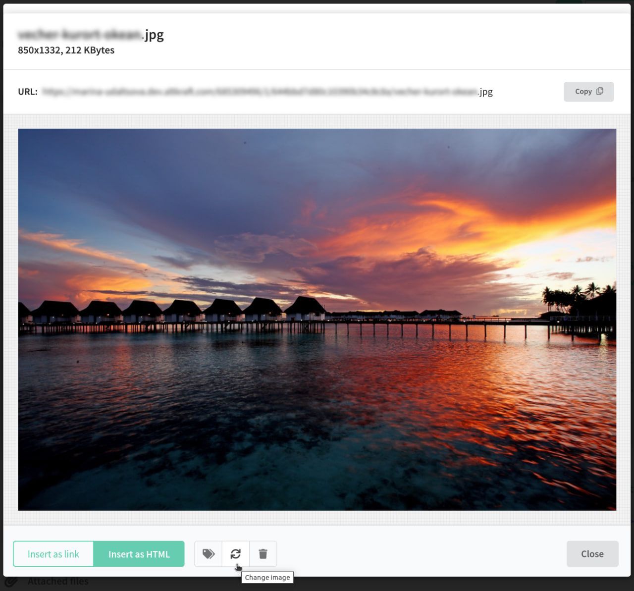 Comment changer l'image d'une lettre d'information déjà envoyée