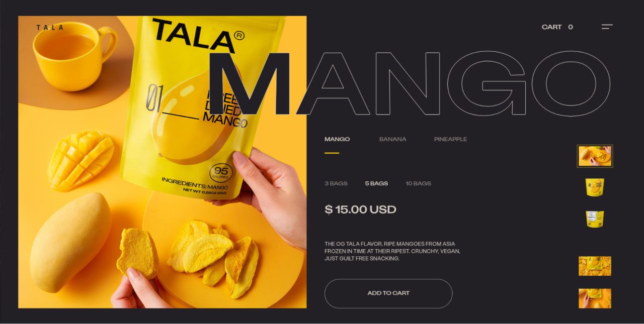 Tala offers mango