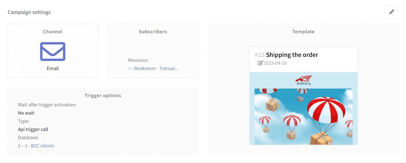 Mise en place d'une campagne dans la plateforme Altcraft