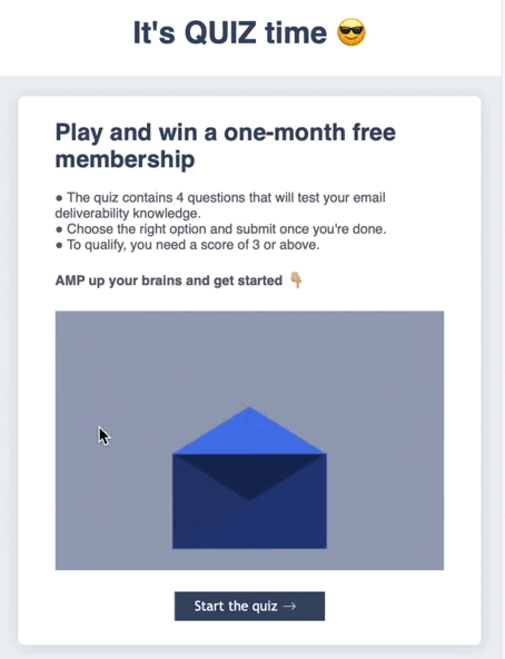 Quiz avec options de réponse