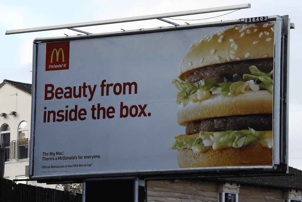 McDonald's banner