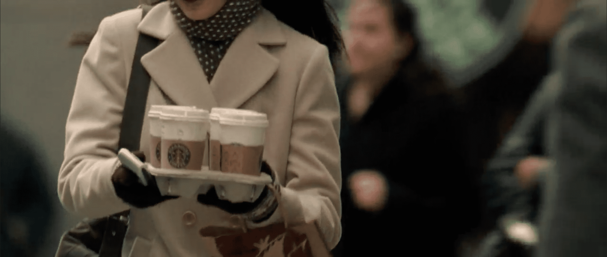 Coffee from Starbucks as product placement