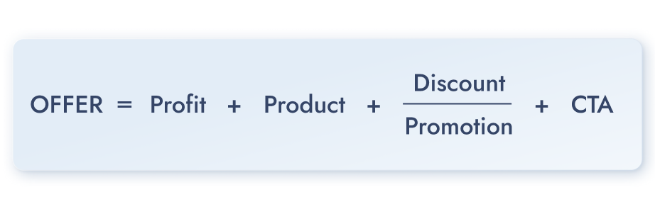 Formula of an offer