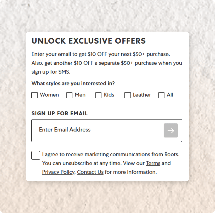 I agree to receive emails