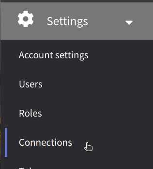 Settings - Connections