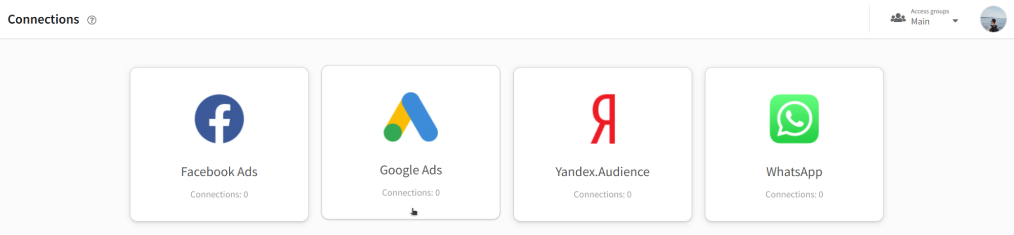 Selecting Google.Ads