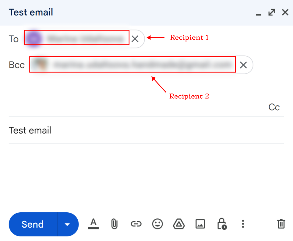 Creating an email via Gmail service