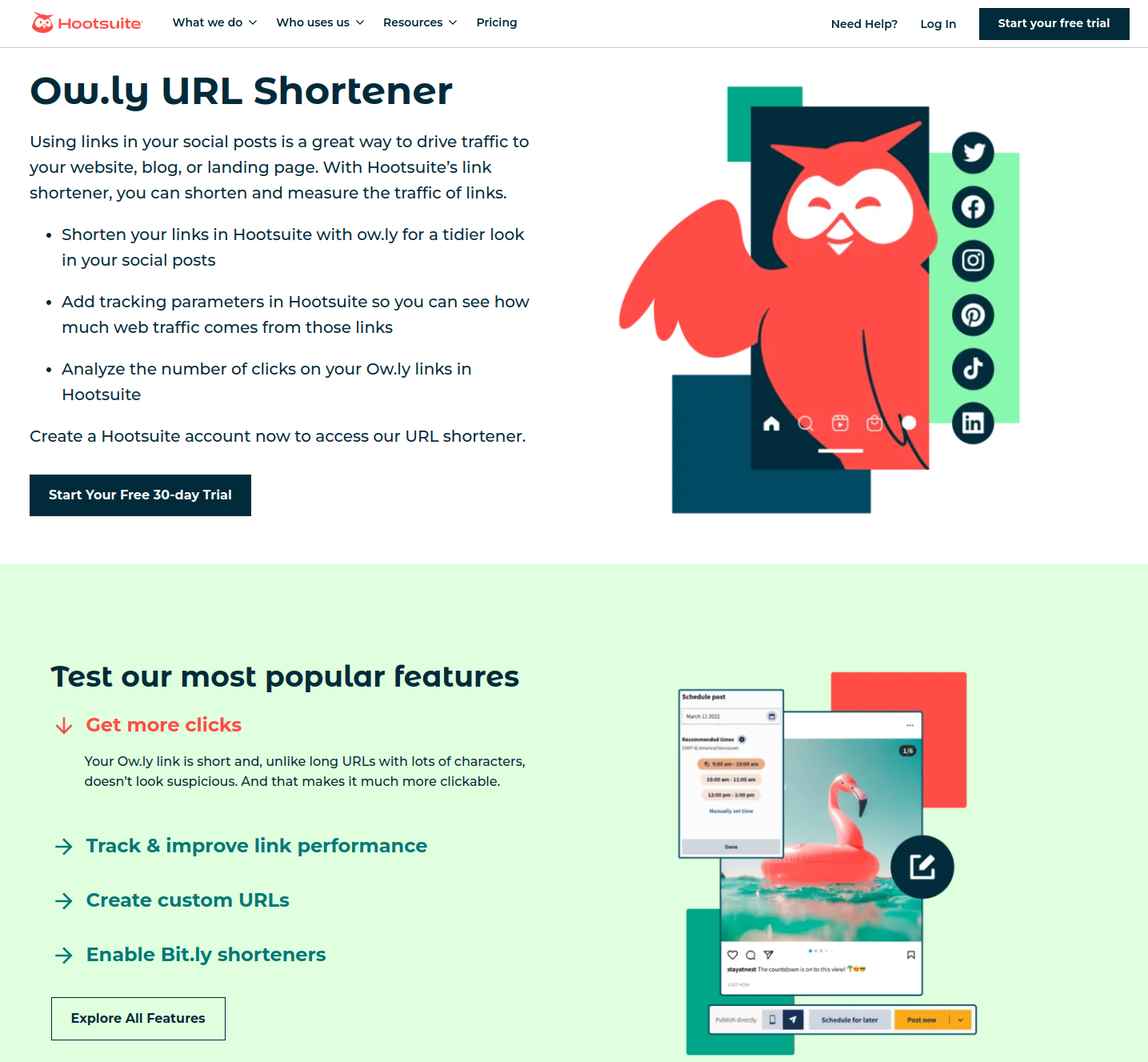 Simple & easy to use URL shortener Owly