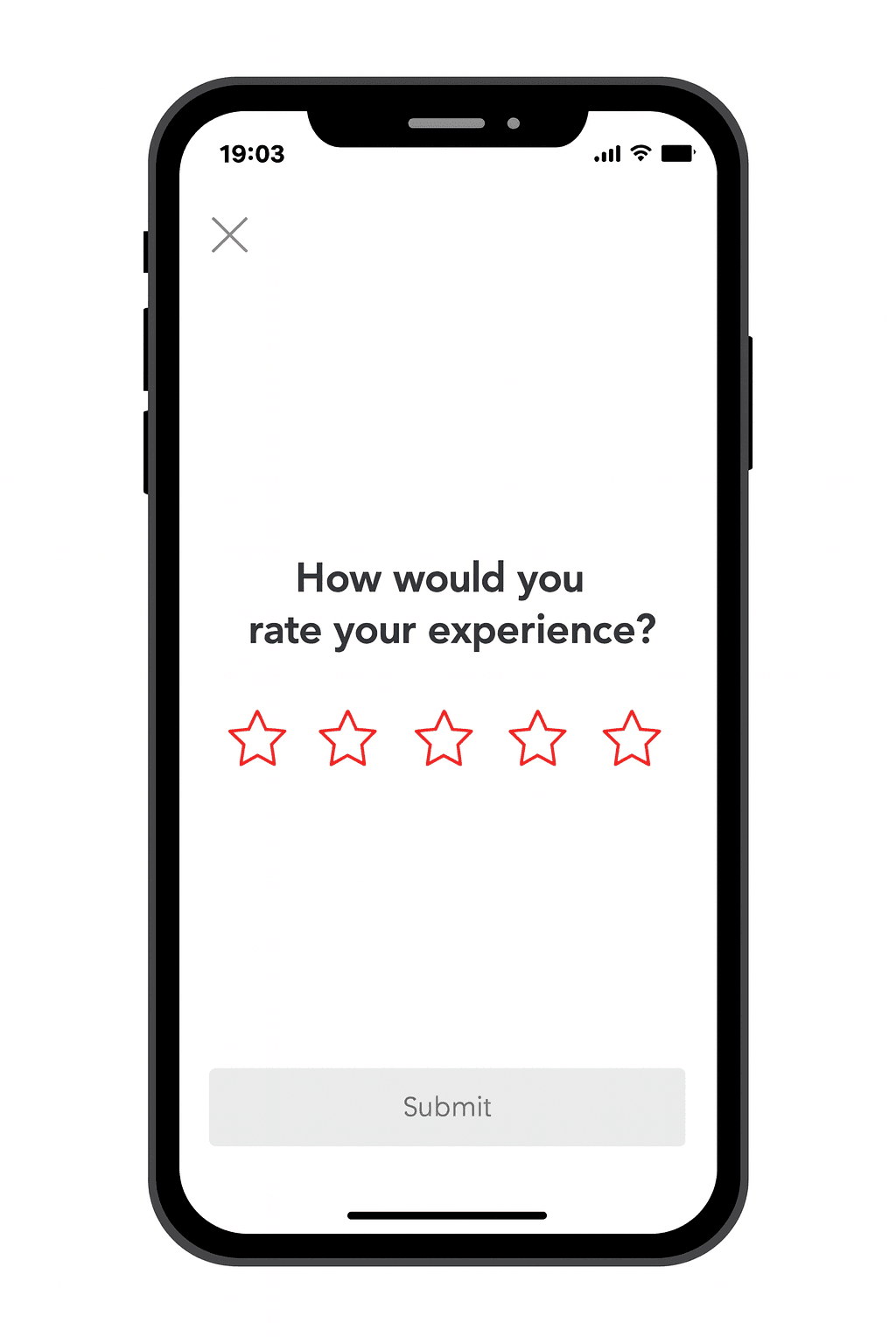 In-app notification: example