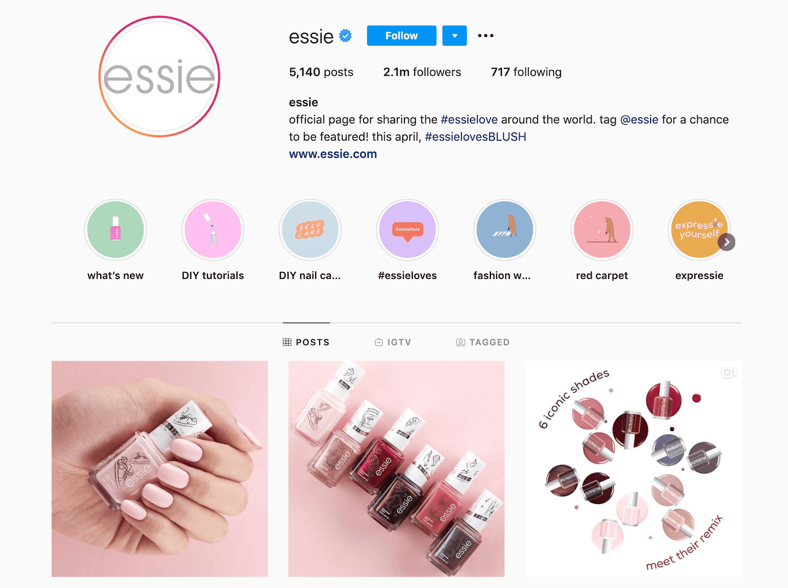 Promotion SMM d'Essie