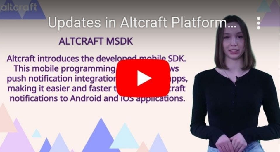 L'équipe d'Altcraft a mis en place la génération de vidéos pour les articles de blog.