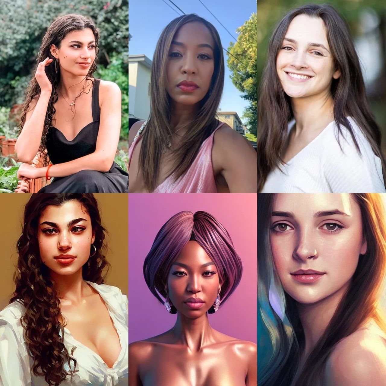 Portraits artistiques à partir de photos par réseau neuronal