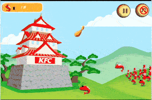Shrimp attack by Japanese KFC