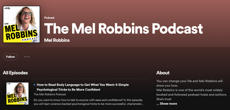 Mel Robbins podcast