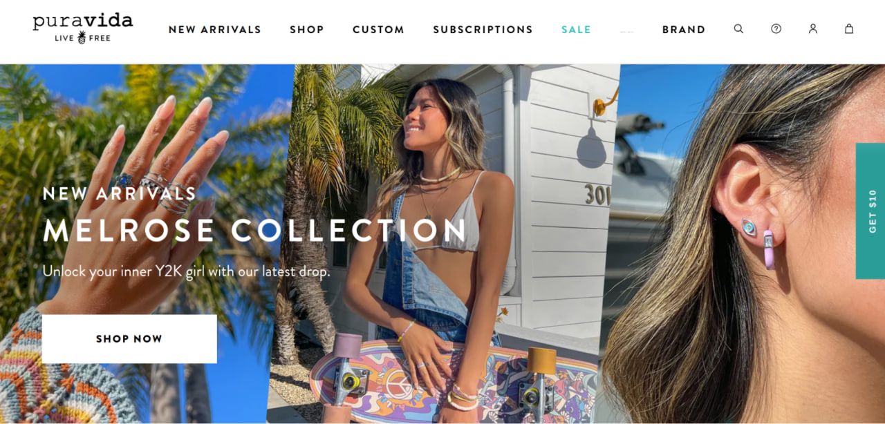 Puravida offers to buy the latest new items online.