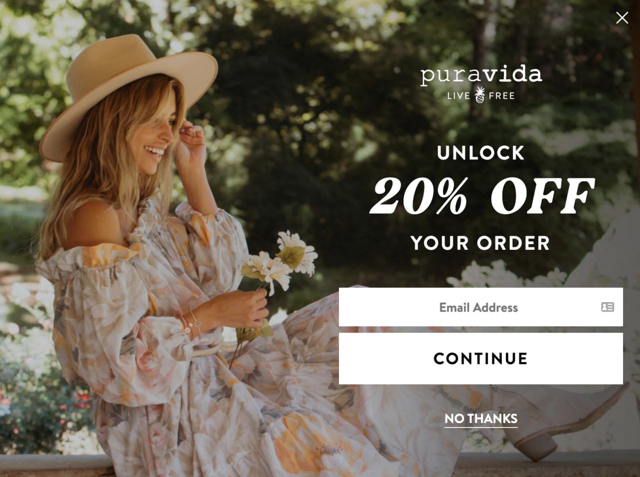 Puravida gives a 20% profit for ordering their jewels.