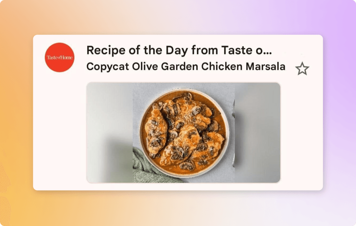 Recipe of the day