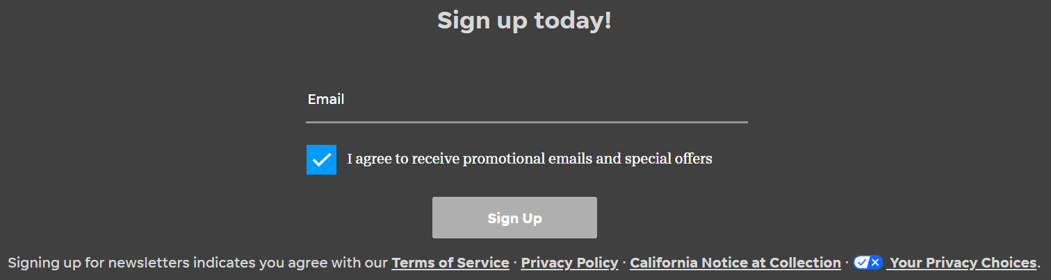 User data collection