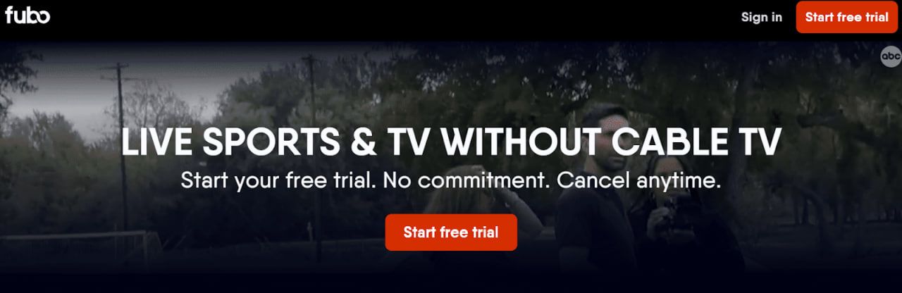 Free trial from fuboTV