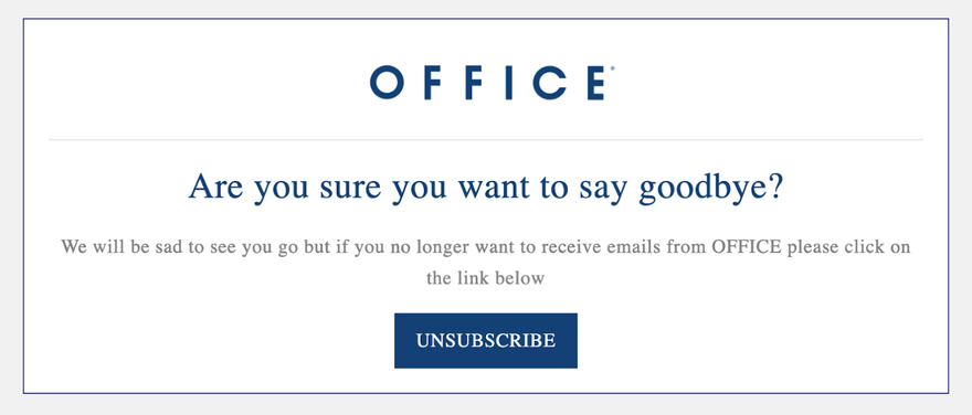 unsubscribe button 2
